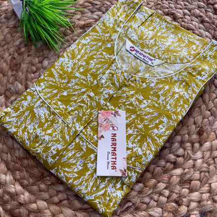 Narmatha Nighty - XL - COTTON - NNC 137