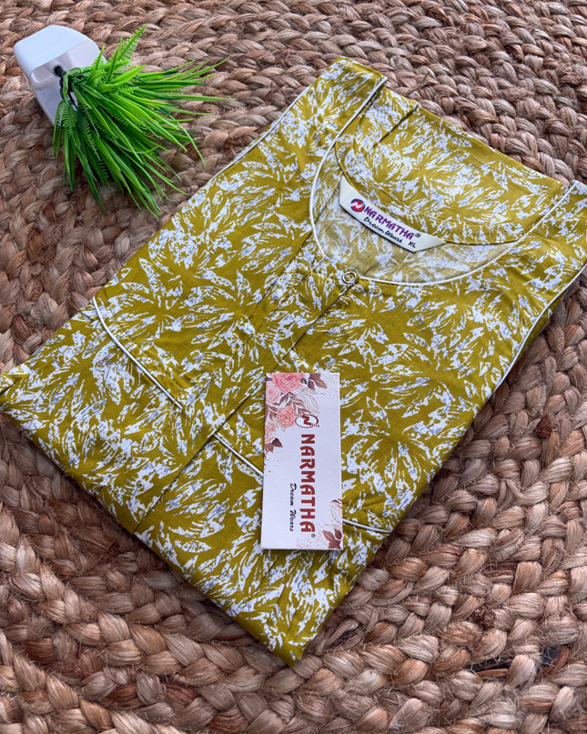 Narmatha Nighty - XL - COTTON - NNC 137