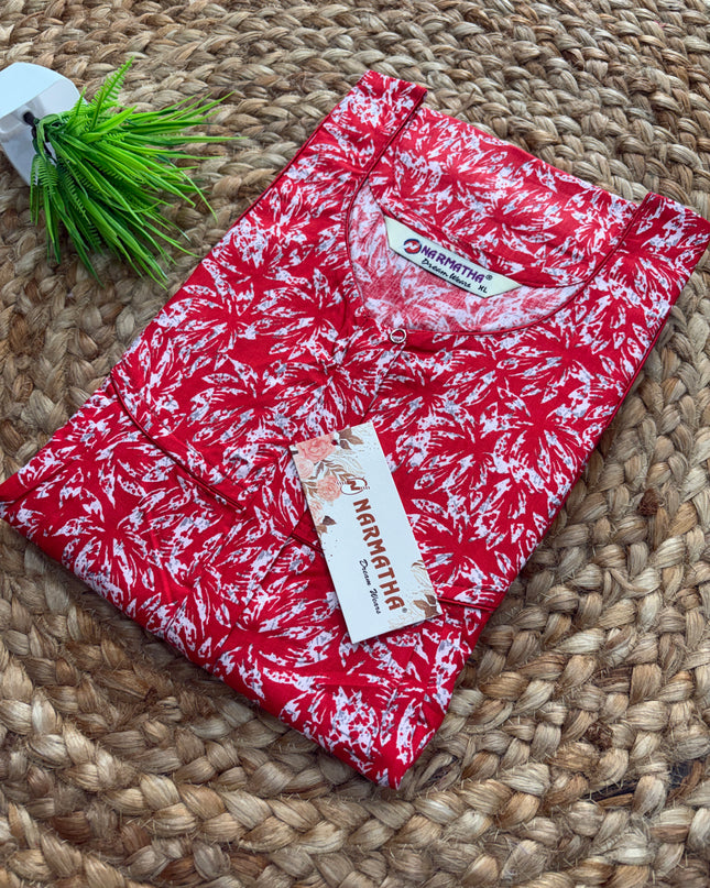 Narmatha Nighty - XL - COTTON - NNC 138