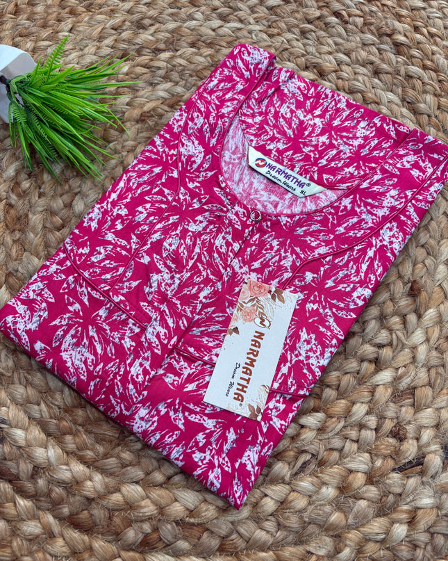 Narmatha Nighty - XL - COTTON - NNC 141
