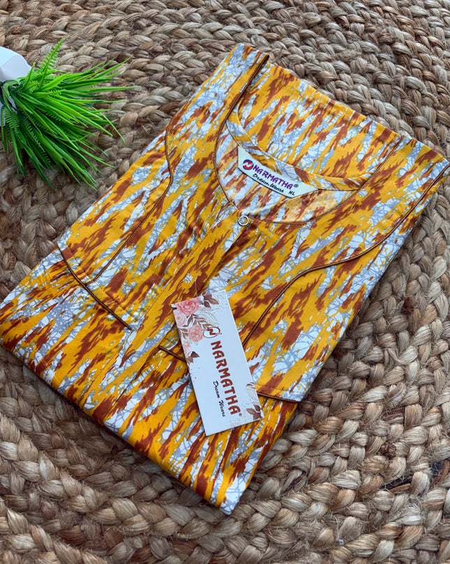 Narmatha Nighty - XL - COTTON - NNC 143