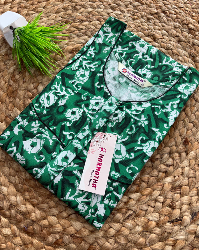 Narmatha Nighty - XL - COTTON - NNC 147