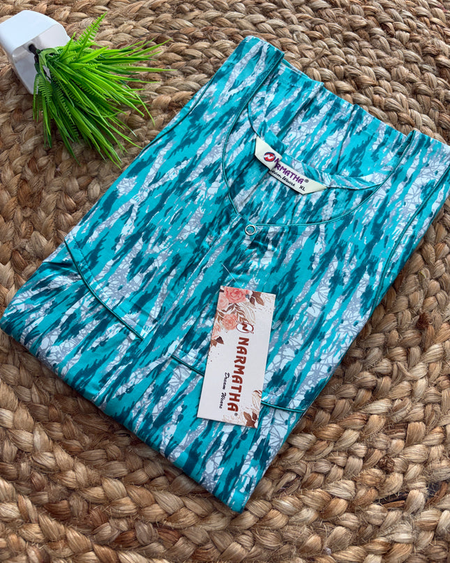 Narmatha Nighty - XL - COTTON - NNC 148