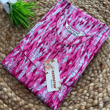 Narmatha Nighty - XL - COTTON - NNC 149