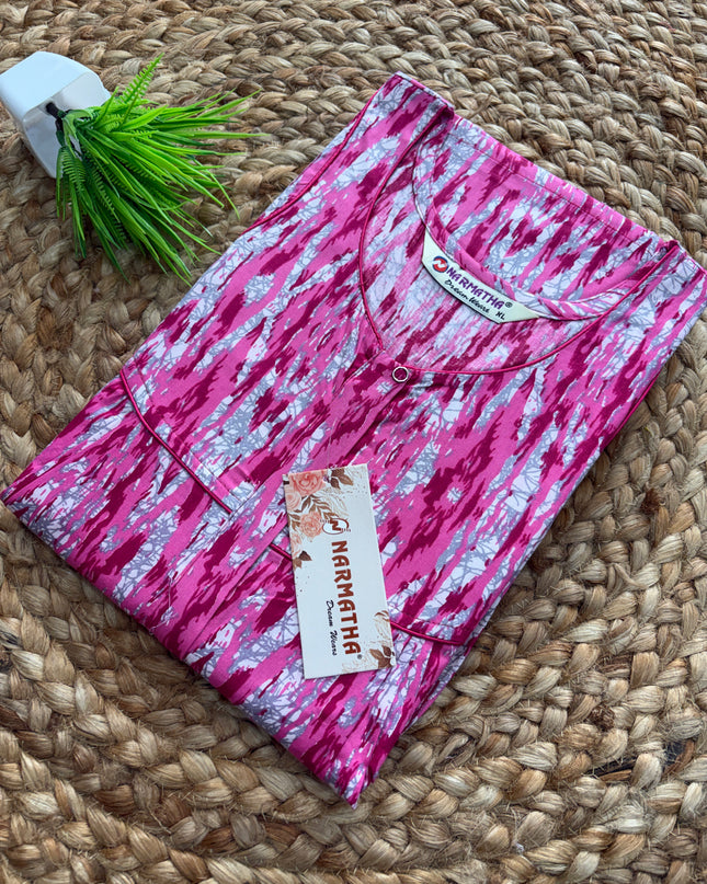 Narmatha Nighty - XL - COTTON - NNC 149