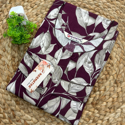 Narmatha Nighty (COTTON) – Size-3XL – NNC-148