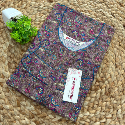 Narmatha Nighty (COTTON) – Size-XL – NNC-119