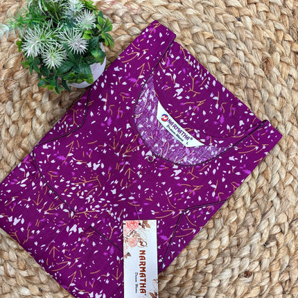 Narmatha Nighty - L - COTTON - NNC 152