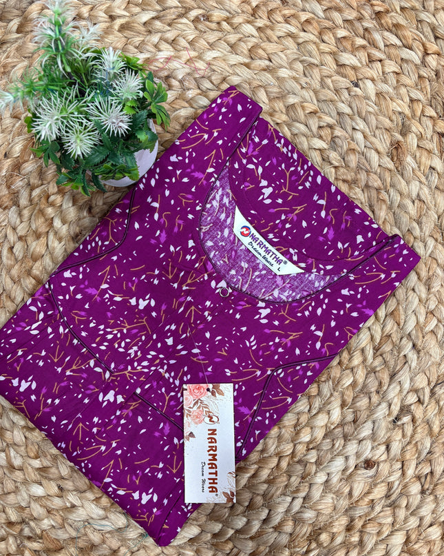 Narmatha Nighty - L - COTTON - NNC 152