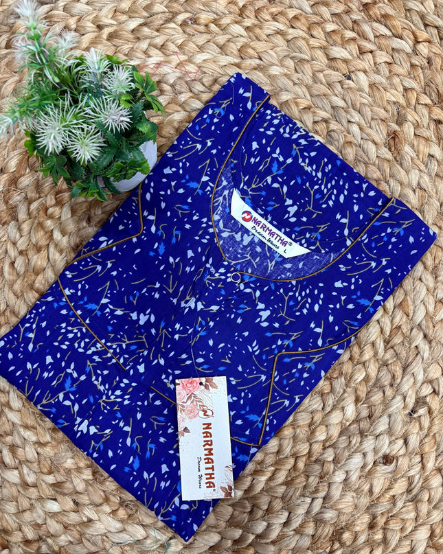 Narmatha Nighty - L - COTTON - NNC 153