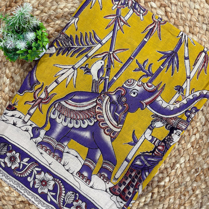 Kalamkari Cotton Saree - KCS 123