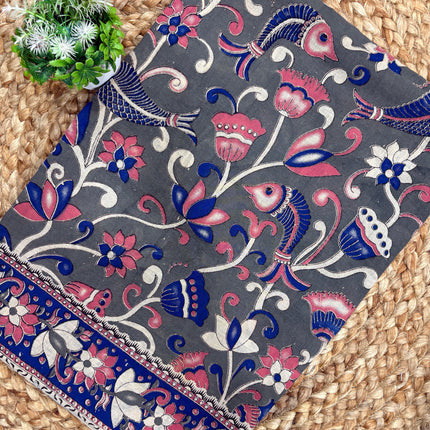 Kalamkari Cotton Saree - KCS 124