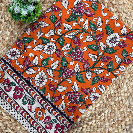 Kalamkari Cotton Saree - KCS 127