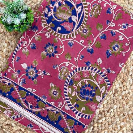 Kalamkari Cotton Saree - KCS 128