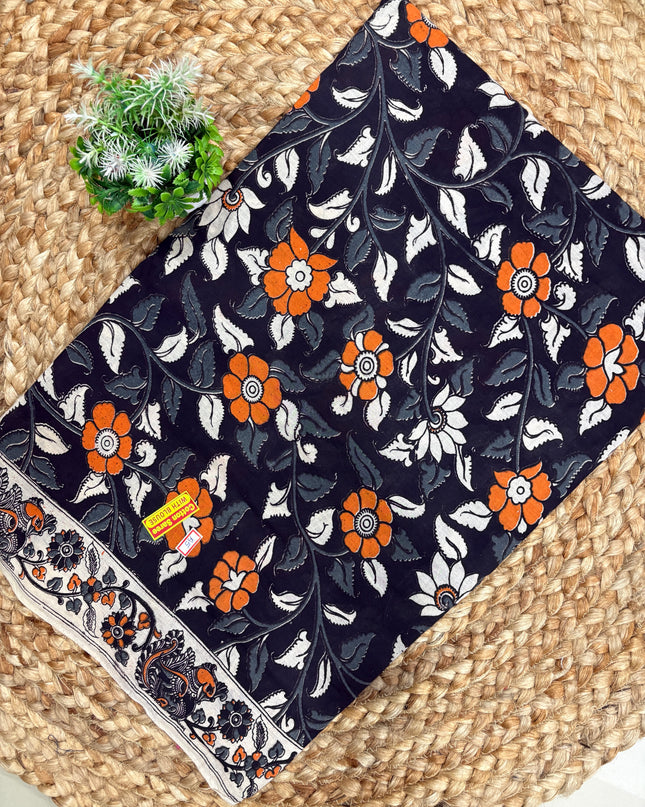 Kalamkari Cotton Saree - KCS 131