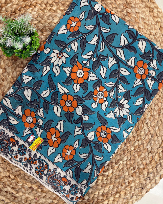 Kalamkari Cotton Saree - KCS 134