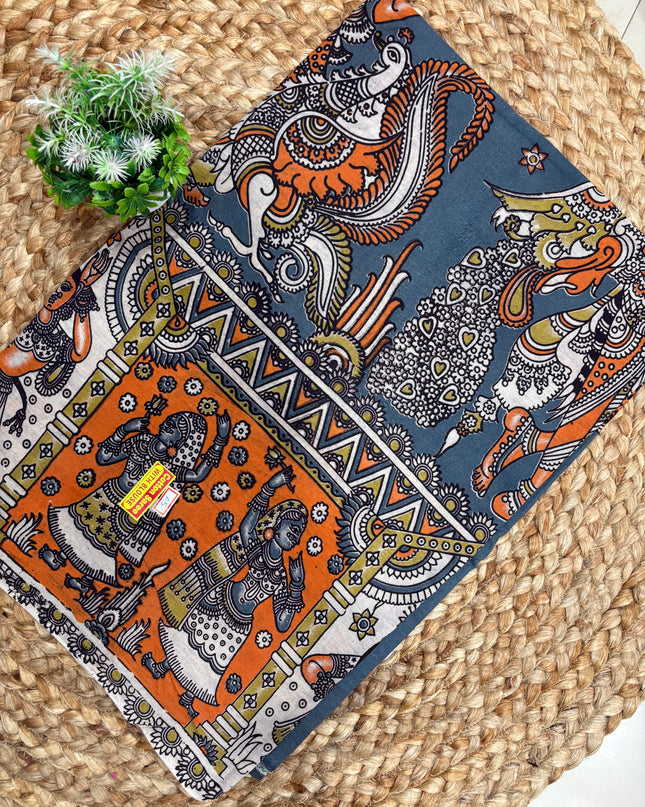 Kalamkari Cotton Saree - KCS 135