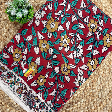 Kalamkari Cotton Saree - KCS 136