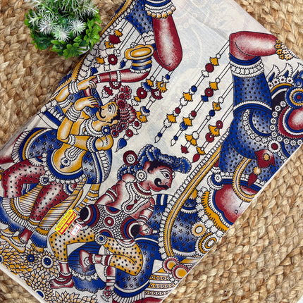 Kalamkari Cotton Saree - KCS 111