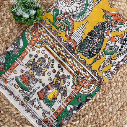 Kalamkari Cotton Saree - KCS 112