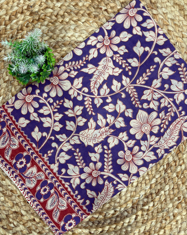 Kalamkari Cotton Saree - KCS 118