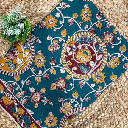 Kalamkari Cotton Saree - KCS 120