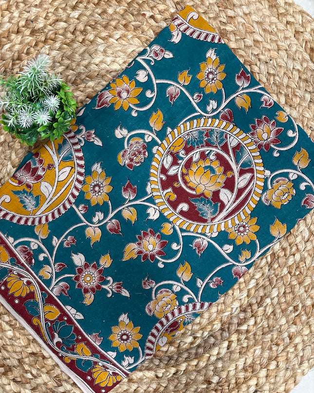 Kalamkari Cotton Saree - KCS 120