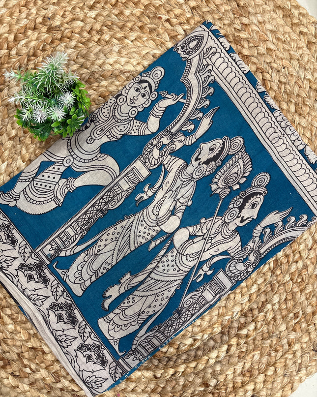 Kalamkari Cotton Saree - KCS 101