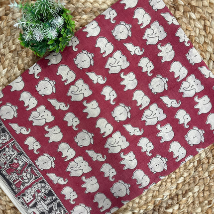 Kalamkari Cotton Saree - KCS 104