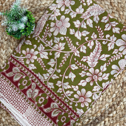 Kalamkari Cotton Saree - KCS 105