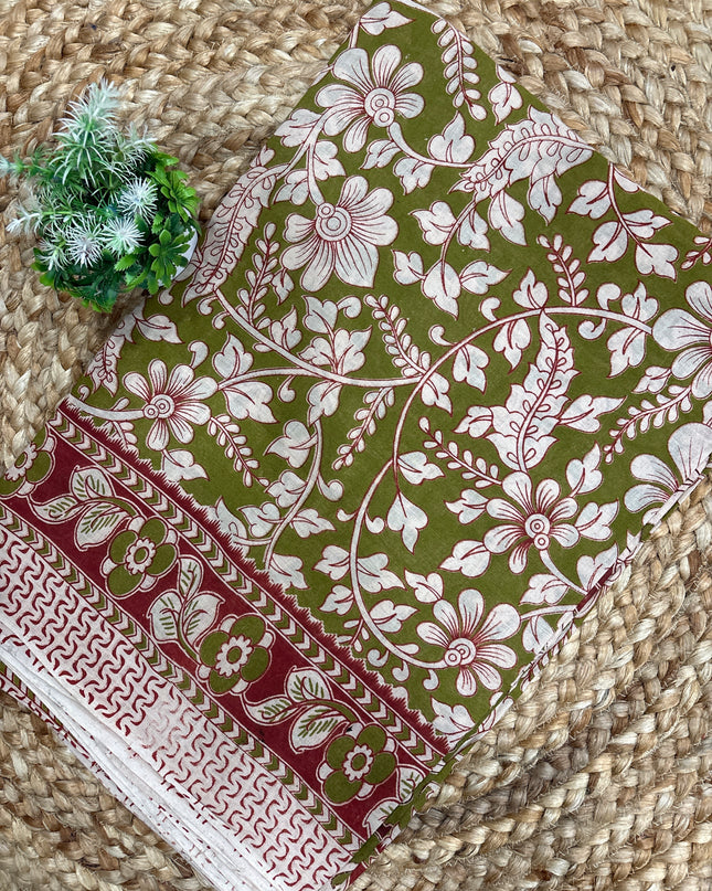 Kalamkari Cotton Saree - KCS 105