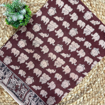 Kalamkari Cotton Saree - KCS 106