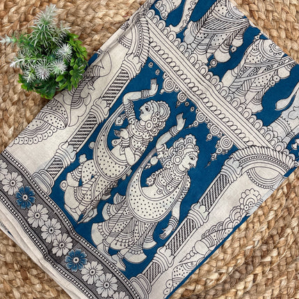 Kalamkari Cotton Saree - KCS 107