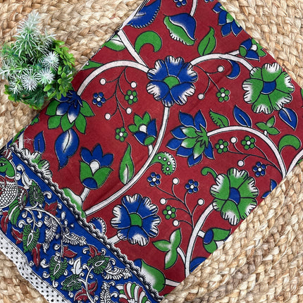 Kalamkari Cotton Saree - KCS 109