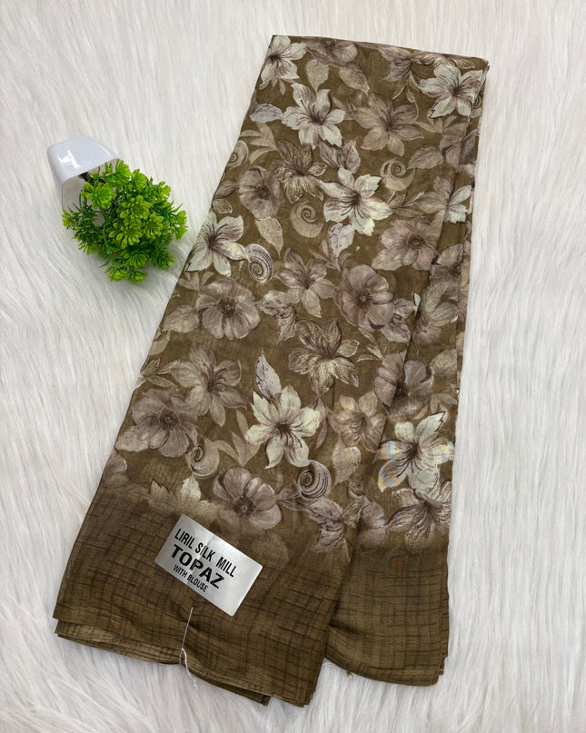 Synthetic Saree - SS 137