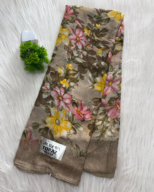 Synthetic Saree - SS 141