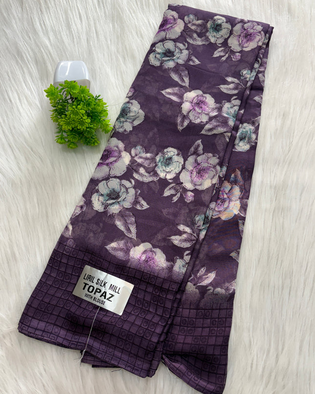 Synthetic Saree - SS 142