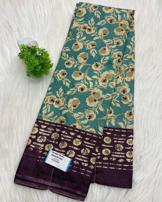 Semi Crepe Saree - 173