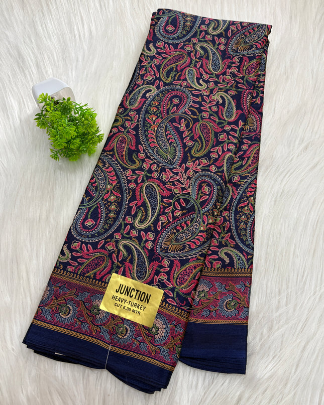 Semi Crepe Saree - 174