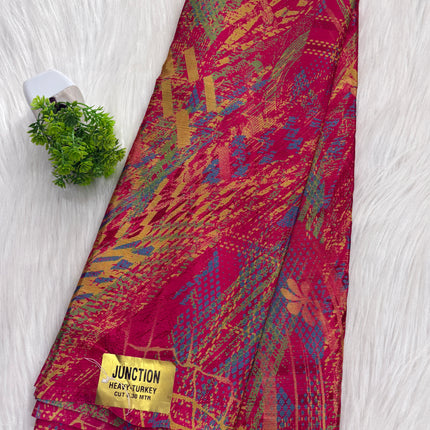 Semi Crepe Saree - 175