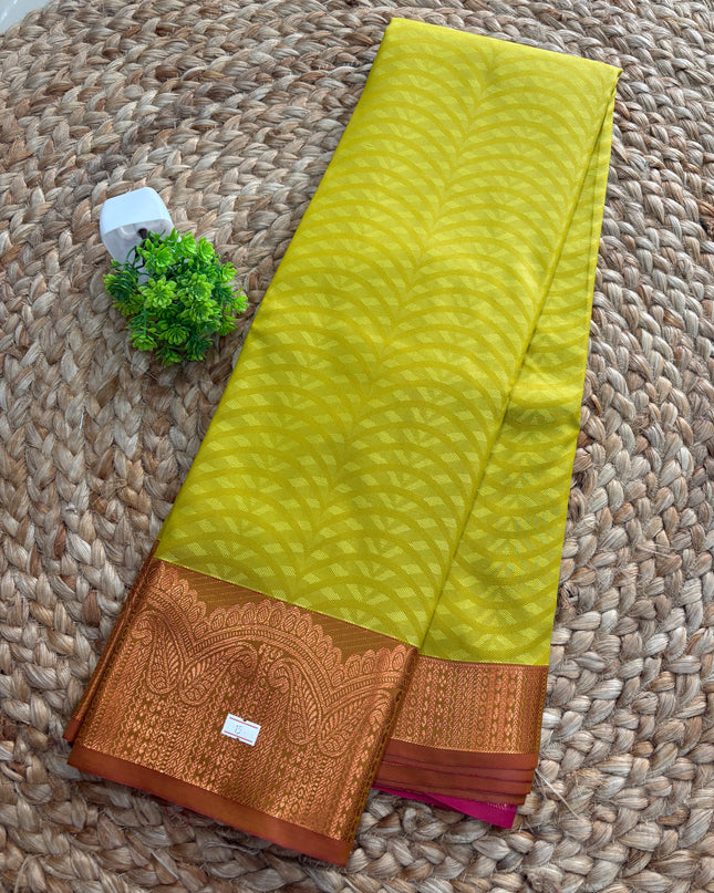 Semi Kanchipuram Silk saree - SKSS 161