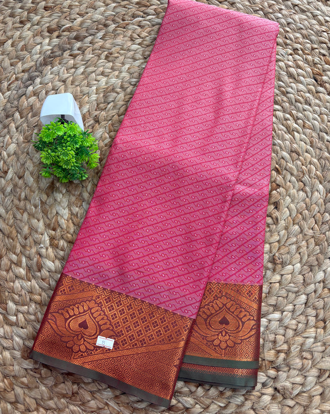 Semi Kanchipuram Silk saree - SKSS 162