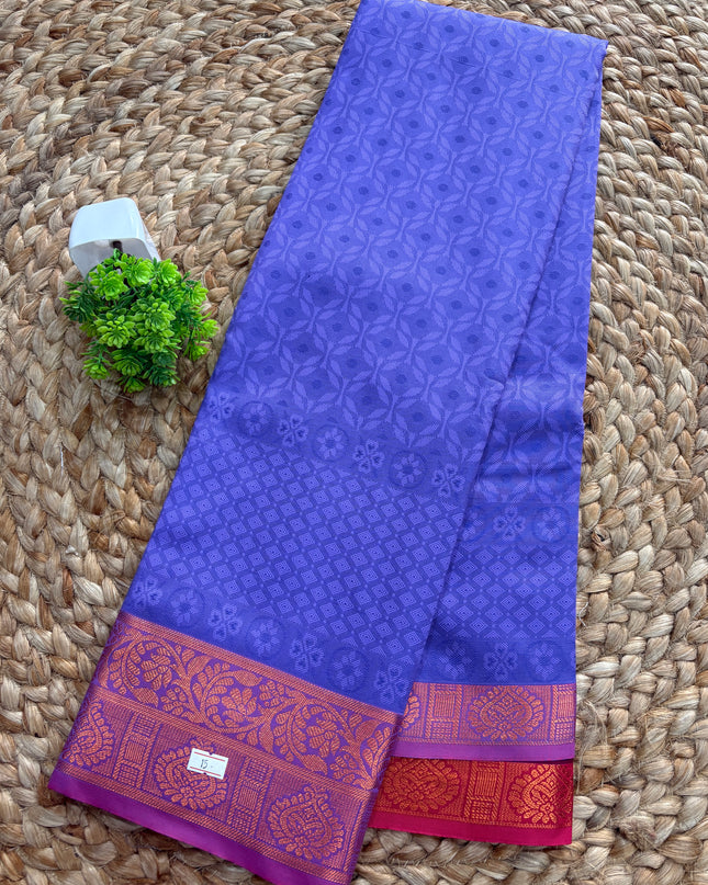Semi Kanchipuram Silk saree - SKSS 163