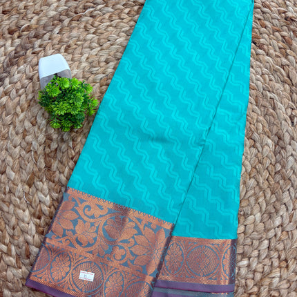 Semi Kanchipuram Silk saree - SKSS 164
