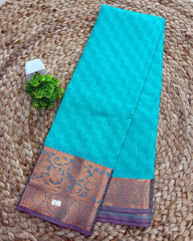 Semi Kanchipuram Silk saree - SKSS 164