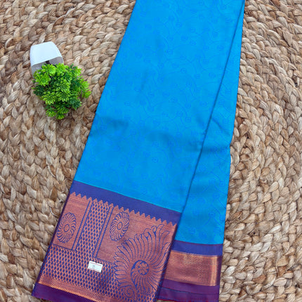 Semi Kanchipuram Silk saree - SKSS 166