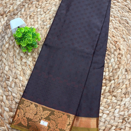 Semi Kanchipuram Silk saree - SKSS 169