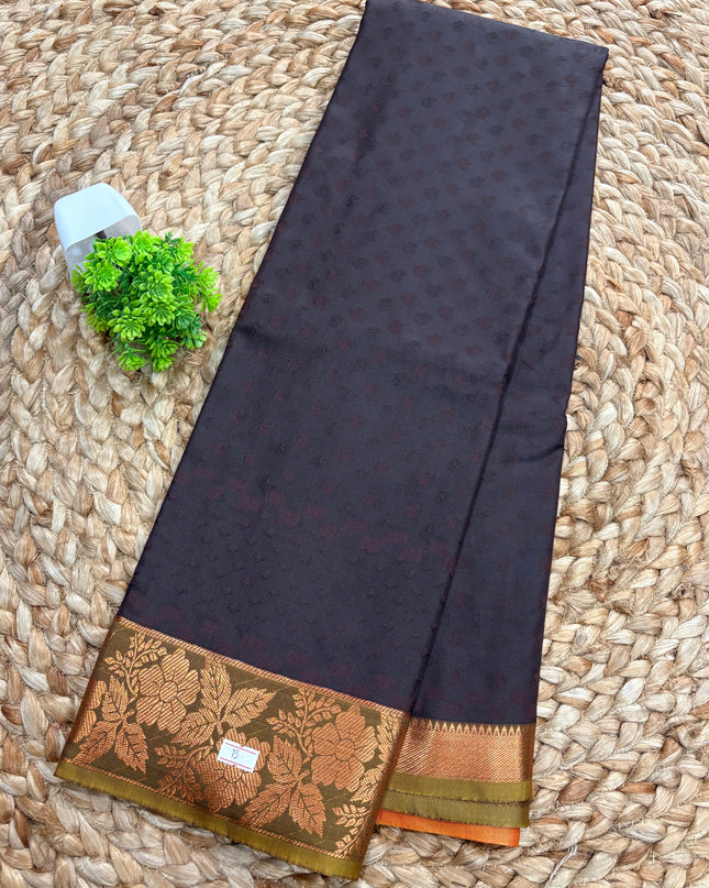 Semi Kanchipuram Silk saree - SKSS 169