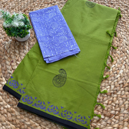 Premium South Cotton Saree - PSCS 112