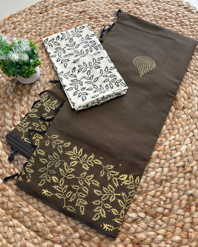 Premium South Cotton Saree - PSCS 113